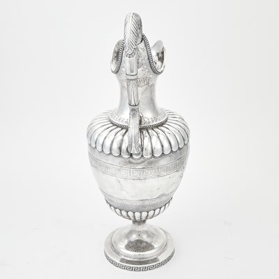 Lot 127 - American Silver Covered Ewer