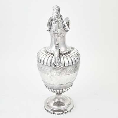 Lot 127 - American Silver Covered Ewer