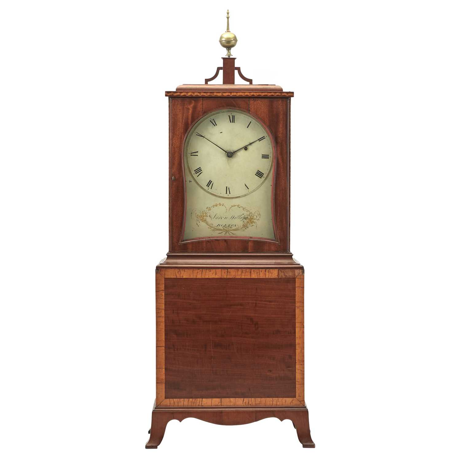 Lot 251 - Federal Inlaid Mahogany Shelf Clock
