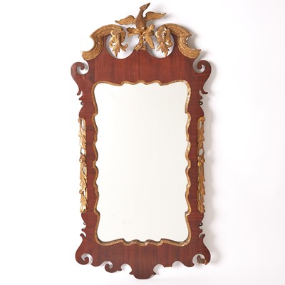 Lot 362 - George II Parcel-Gilt Mahogany and Gesso Mirror