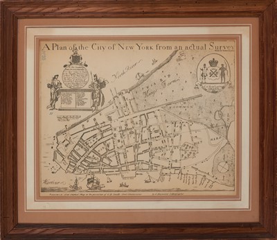 Lot 49 - [NEW YORK MAPS-Reproductions].