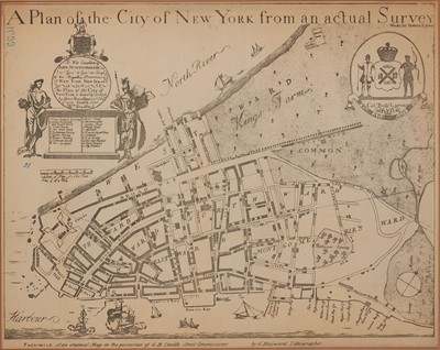 Lot 49 - [NEW YORK MAPS-Reproductions].