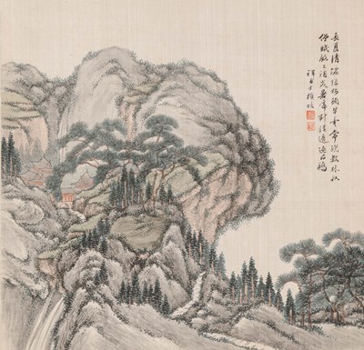 Lot 526 - A Group of Five Chinese School Paintings