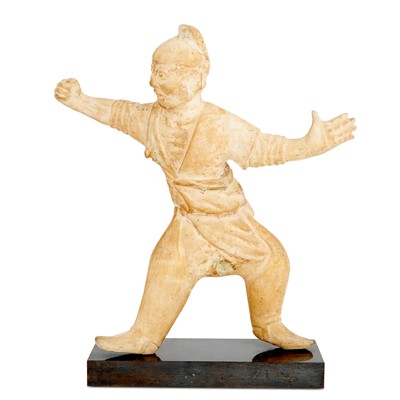 Lot 619 - A Chinese Pottery Figure of Male Dancer