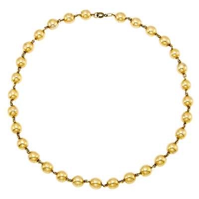 Lot 2014 - Gold Bead Necklace