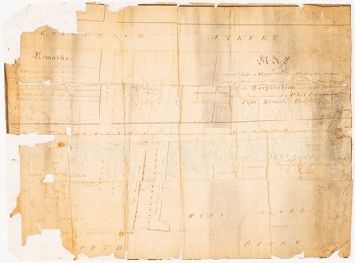 Lot 87 - An 1807 WiIliam Bridges Survey within today's Tribeca