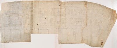 Lot 83 - A large early survey map of Fulton Market and South Street along the East River