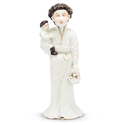 Lot 567 - A Rare Chinese Export Porcelain Figure