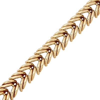 Lot 2050 - Gold Fancy Link Bracelet