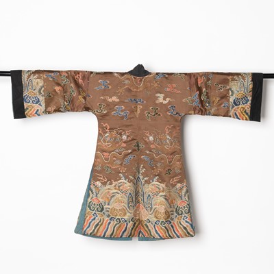 Lot 128 - A Tibeto-Chinese Brocade Silk Robe