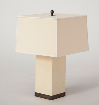 Lot 370 - Faux Parchment Table Lamp