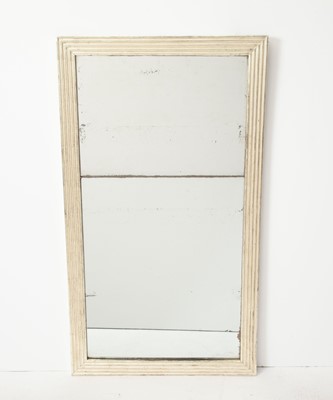 Lot 243 - Silvered Wood Mirror