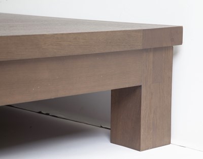 Lot 826 - Christian Liaigre Stained Oak "Charpentier" Coffee Table