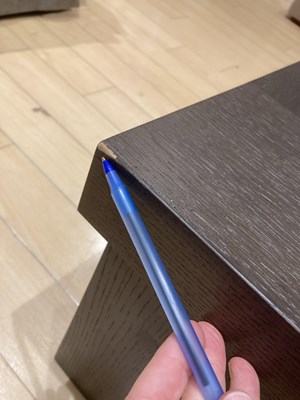 Lot 826 - Christian Liaigre Stained Oak "Charpentier" Coffee Table