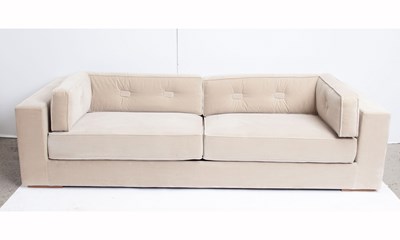 Lot 837 - India Madhavi Upholstered "Oedipe" sofa