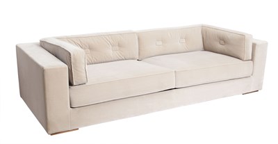 Lot 838 - India Madhavi Upholstered "Oedipe" Sofa