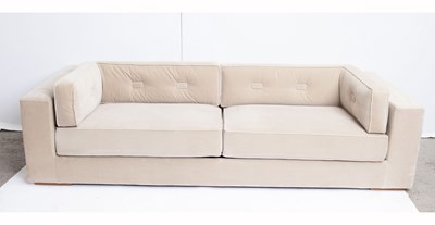 Lot 838 - India Madhavi Upholstered "Oedipe" Sofa