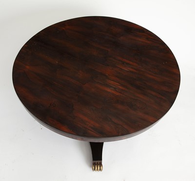 Lot 408 - George IV Rosewood and Parcel-Gilt Breakfast Table