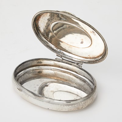 Lot 742 - Georg Jensen Sterling Silver and Agate Box