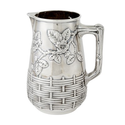 Lot 1168 - American Aesthetic Movement Sterling Silver Water Pitcher