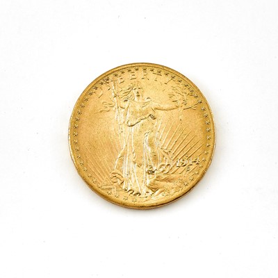 Lot 1126 - United States 1914-D $20 St. Gauden