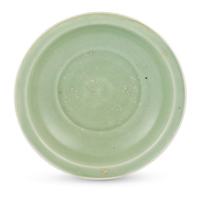 Lot 662 - A Chinese Celadon Glazed Porcelain Dish