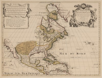 Lot 127 - After De L'Ise's map of North America