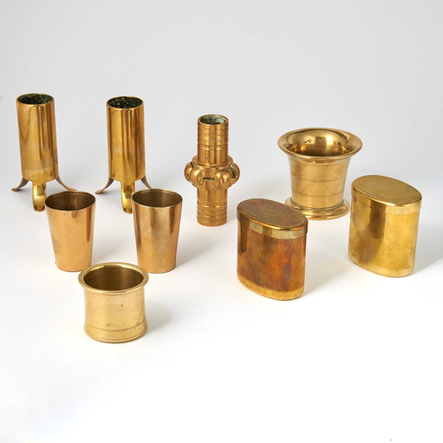 Lot 172 - Group of Brass Table Articles