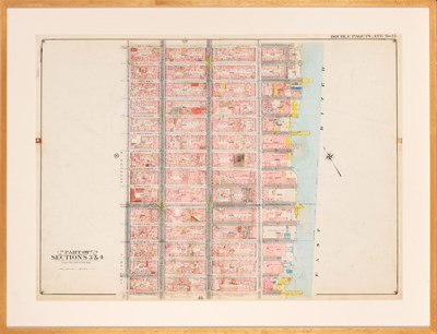 Lot 50 - Large Decorative Map of Turtle Bay