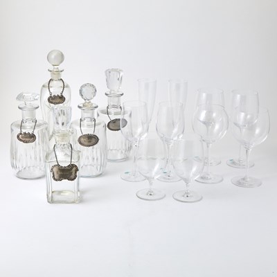 Lot 90 - Group of Glass Stemware and Barware
