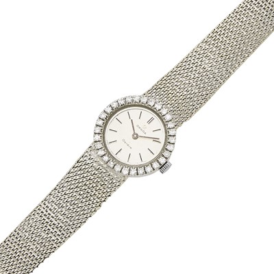 Lot 134 - Omega White Gold and Diamond Wristwatch