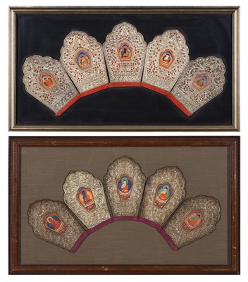 Lot 766 - Two Tibetan Ritual Crowns