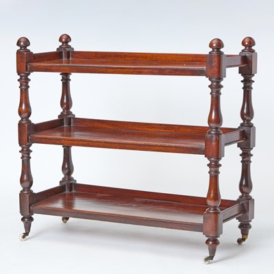 Lot 152 - Victorian Mahogany Three-Tier Étagère