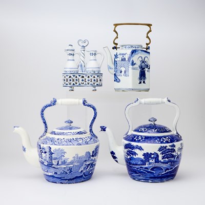 Lot 23 - Group of Blue and White Porcelain Decorative Articles