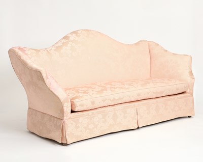 Lot 216 - Baker Furniture Co. Pink Upholstered Sofa