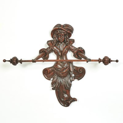 Lot 44 - Swiss Lindenwood Black Forest Towel Bar