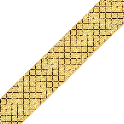 Lot 2151 - Wide Gold Flexible Bracelet