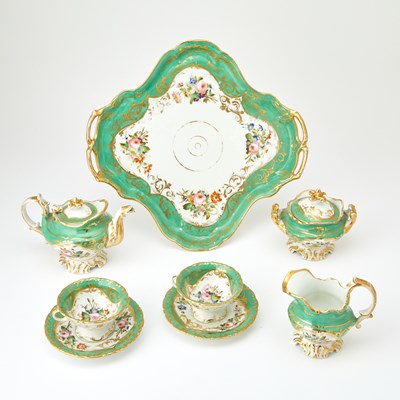 Lot 91 - Sevres Style Porcelain Tea Set