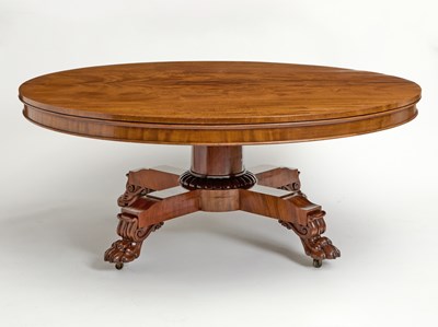 Lot 136 - George IV Mahogany Circular Dining Table