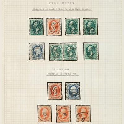 Lot 1024 - United States Bank Note Cancellation Collection