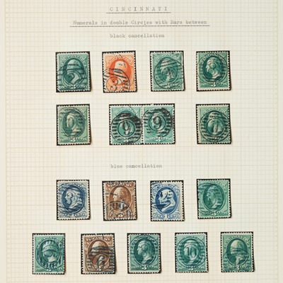 Lot 1024 - United States Bank Note Cancellation Collection