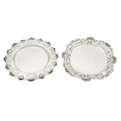 Lot 320 - Two American Sterling Silver Circular Trays