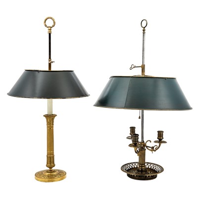 Lot 215 - Louis XVI Style Bouillotte Lamp