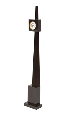 Lot 147 - Dark Walnut Tall Floor Clock