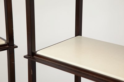 Lot 148 - Pair of Patinated Metal Six Tier Etageres