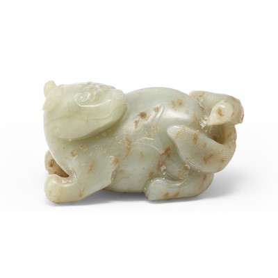 Lot 29 - A Chinese Celadon Jade Carving