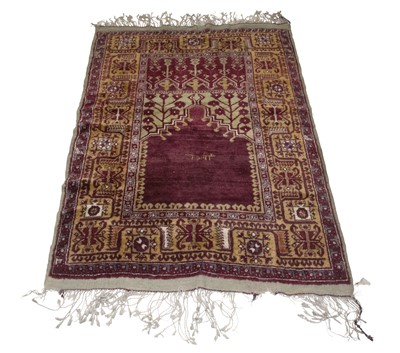 Lot 412 - Central Anatolian Prayer Rug