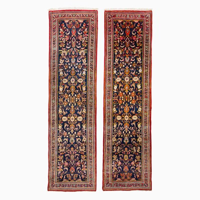 Lot 419 - Pair Of Sarouk Runners
