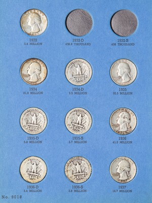 Lot 1079 - United States Washington Silver Quarters