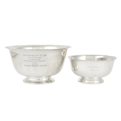 Lot 281 - Yachting Interest: American Sterling Silver Revere Form Bowl from the Devon Yacht Club